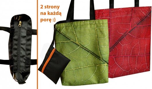 Nowość! Zielono - czerwony liść - z dodatkami AT design