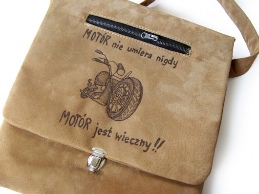 torba MOTÓR NIE UMIERA NIGDY  A4 czajkaczajka