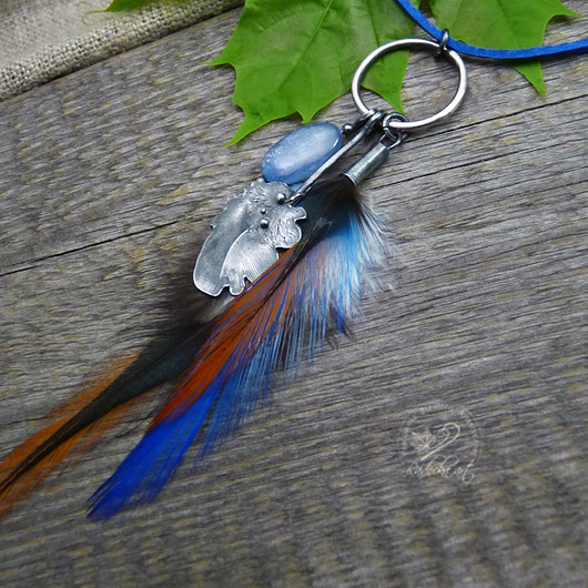 Feathers & Kyanite Radecka art