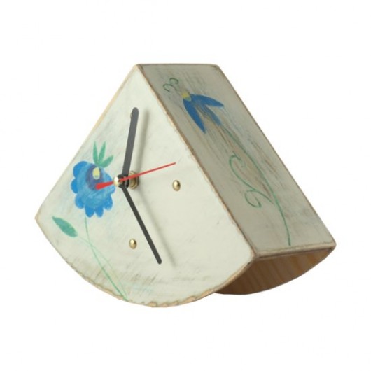 buJAczeK foLK białawy Clock Wood Studio