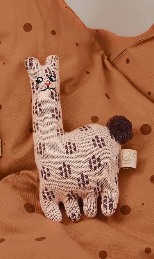 przytulanki dla niemowląt i dzieci Baby Rattle - Lama