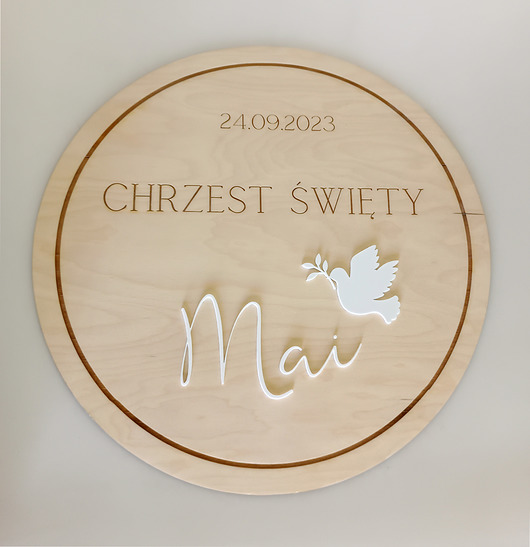Chrzest - inne Tablica na chrzest święty nr 4