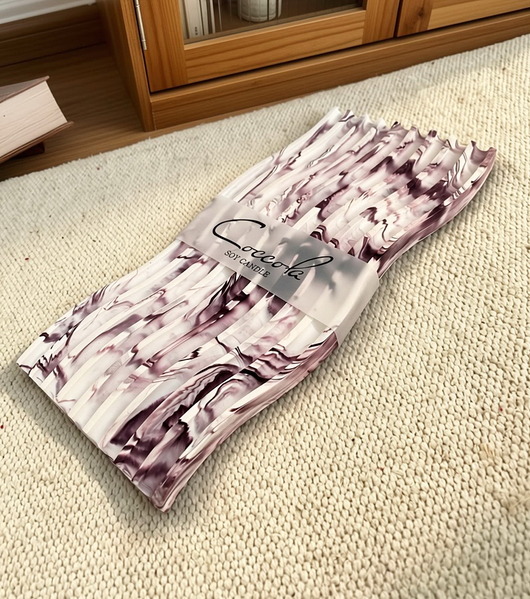 dodatki - różne Podstawka/ taca dekoracyjna "Burgundy Touch" z gipsu ekologicznego 250x115mm