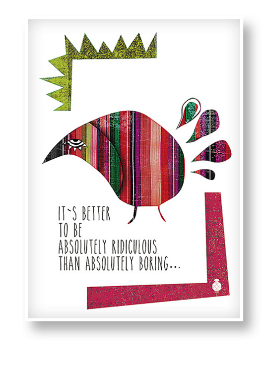 RIDICULOUS  - plakat ilustrowany  Ananas Project