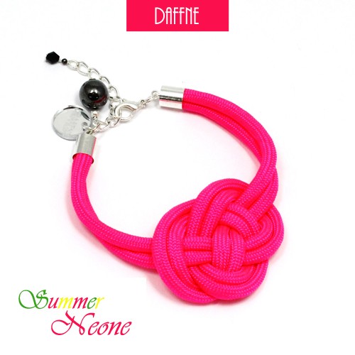 Bransoletka Fuchsia Neon Bracelet I by Daffne LOVINA PRINTS