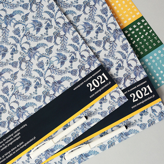 Rodzinny planner miesięczny na 2021 rok MaMy Kalendarz