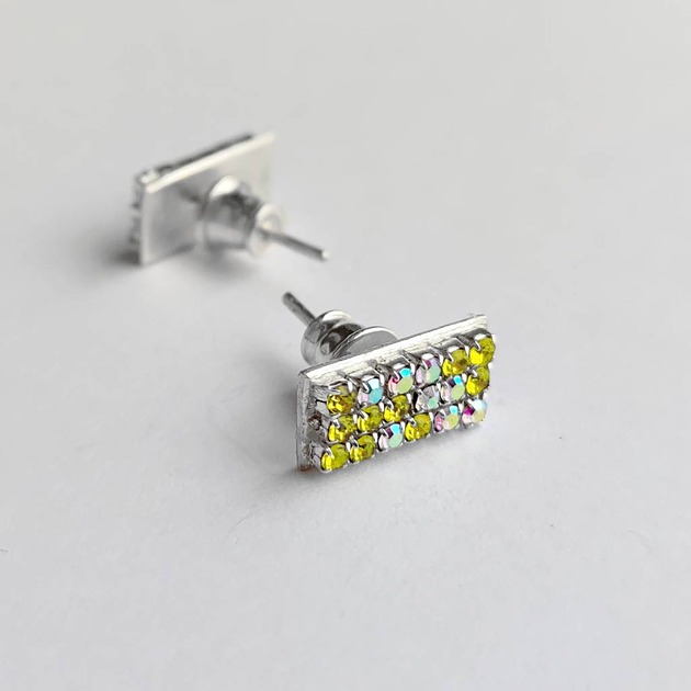 kolczyki srebrne Kolczyki srebrne PROSTOKĄT