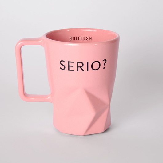 kubek różowy SERIO? ANIMUSH