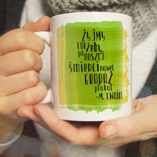 Żyjmy tak1 kubek ONE MUG A DAY
