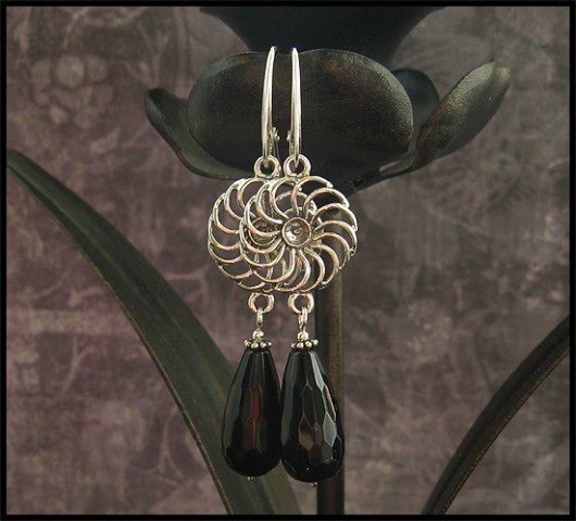 LUXURY- Onyks w Srebrnych Rozetach Little Dreamer