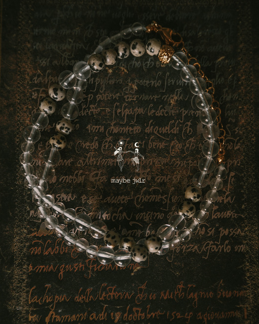 chokery Naszyjnik z kryształów górskich