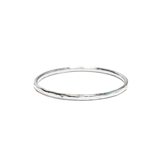 Bestseller! Pierścionek - simple hammered Lills