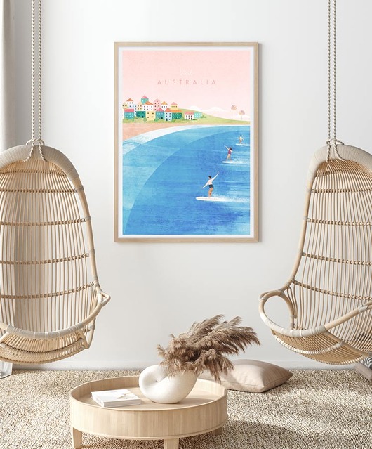 plakaty Australia - vintage plakat art giclee