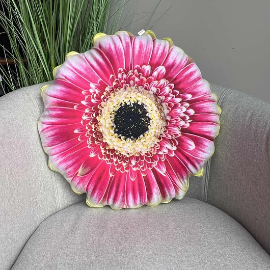 poduszki z grafiką Poduszka Duża Kwiat Gerbera