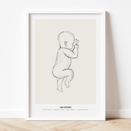 Plakat Personalizowany - Metryczka P455 TamTamTu