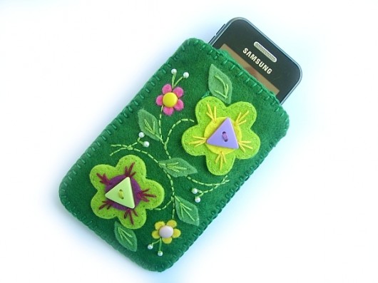 Etui na telefon Kwiaty Tulis