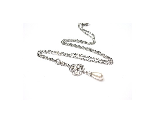 Alloys Collection /pearls rosette/ white KiKa pracownia