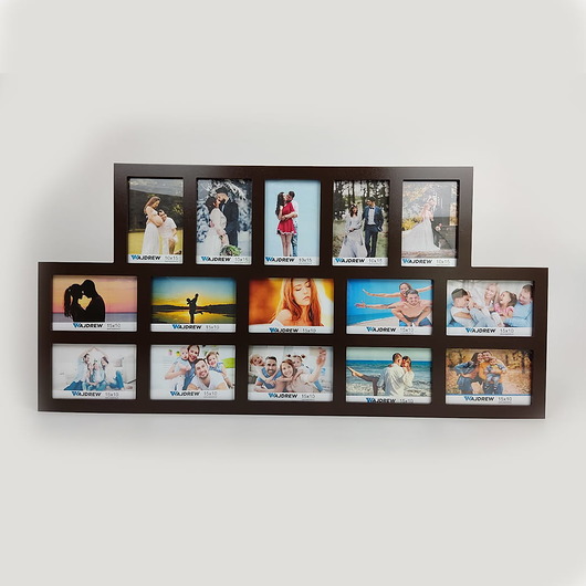 ramki na zdjęcia Multirama ramka na zdjęcia 15 zdjęć  10x15 cm