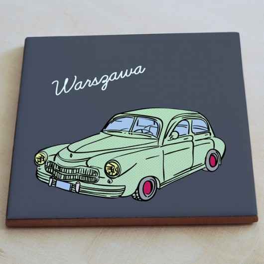 podstawka ceramiczna - Warszawa Zielona  Ledon