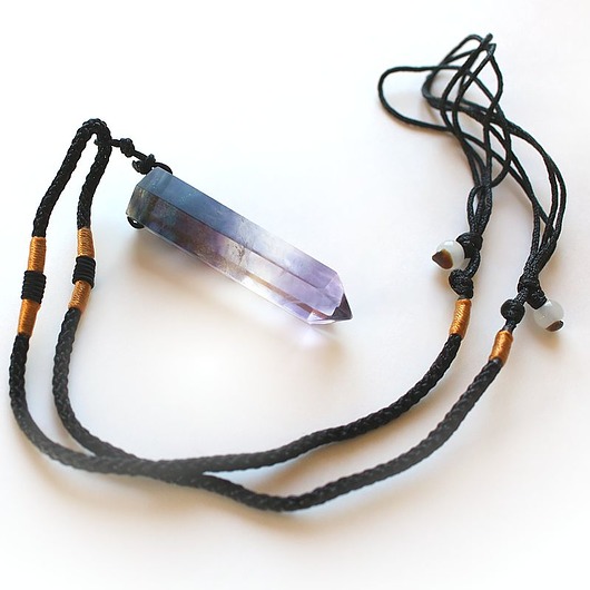 biżuteria męska FLUORYT wisior amulet