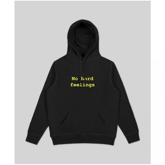 No Hard Feelings Black Hoodie Back to Black