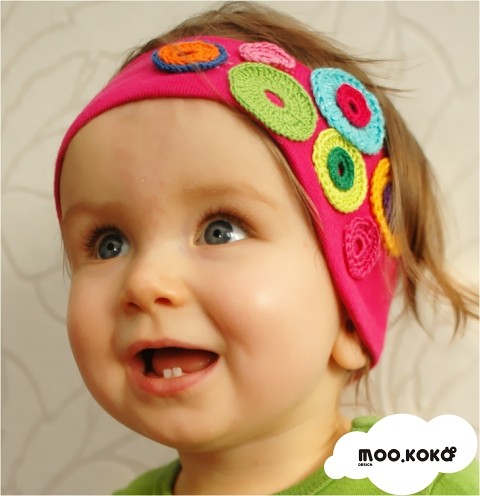 Opaska na cały rok..&quot;PINKI PONKI&quot; mookoko