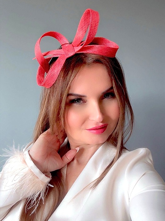 fascynatory Fascynator MONO koral  / inne kolory