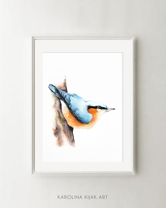 Kowalik  - plakat, reprodukcja 20x30cm Karolina Kijak