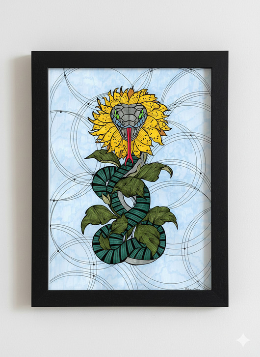 grafiki i ilustracje 75. Osobliwości Botaniczne: Wężymord