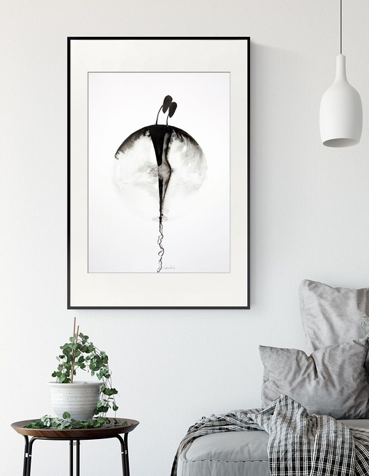 obraz malowany ręcznie 50 x 70 cm, abstrakcja  Krystyna Siwek Art