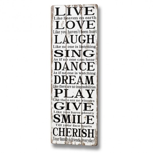 Dekoracja ścienna Live Love Laugh almadecasa