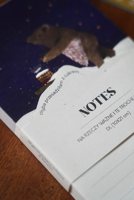 notatniki i albumy Notes z Misiem w śniegu To Do List 100 kartek Hi Little