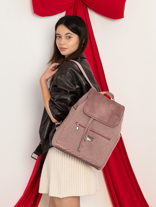 plecaki Plecak lucky baranek róż