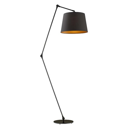 Lampa salonowa MANILA czarny ze złotym wnętrzem LYSNE