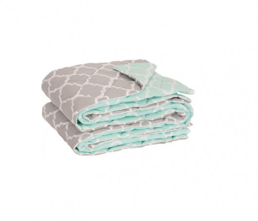 Narzuta Moroccan szaro-miętowa 100x145 cm MIA home