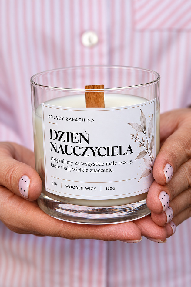 świeczniki i świece Świeca dla Nauczyciela