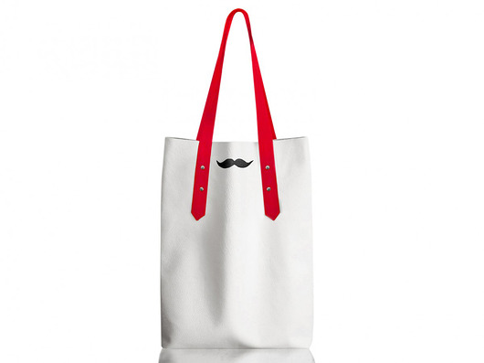 torby na ramię Skórzana torba na ramię Moustache