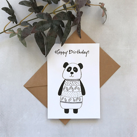Kartka Panda Gosia Sendlewska