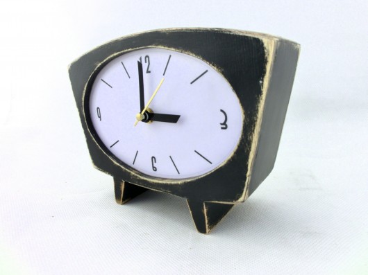 zegarek Sixty czarny Clock Wood Studio