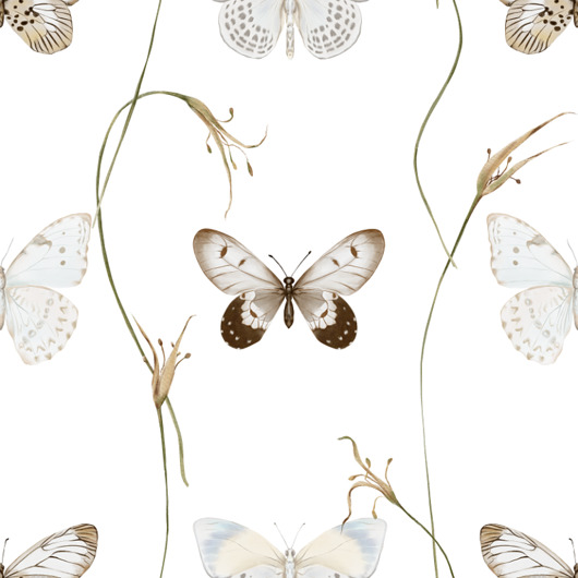 naklejki ścienne do pokoju dziecka Tapeta ścienna Butterflies 53cmx10m PZ