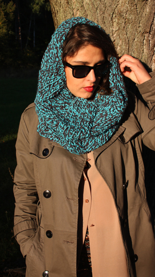 Komin melanż handmade Mademoiselle Patrini