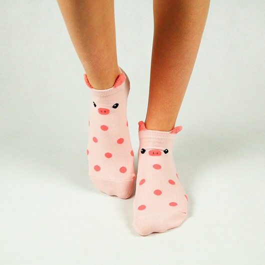 Skarpetki - Różowa świnka CandySox