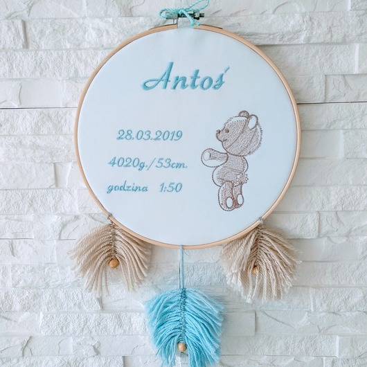 Metryczka dla chłopca z personalizacją - Adaś Albumy ARandHOME