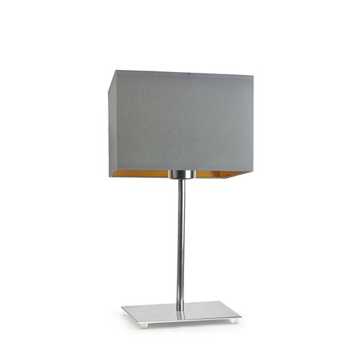 lampy stołowe Szara lampa stołowa do czytania w sypialni AMALFI GOLD