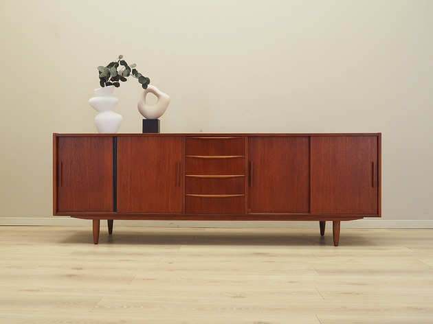komody Sideboard tekowy, duński design, lata 70, produkcja: Dania