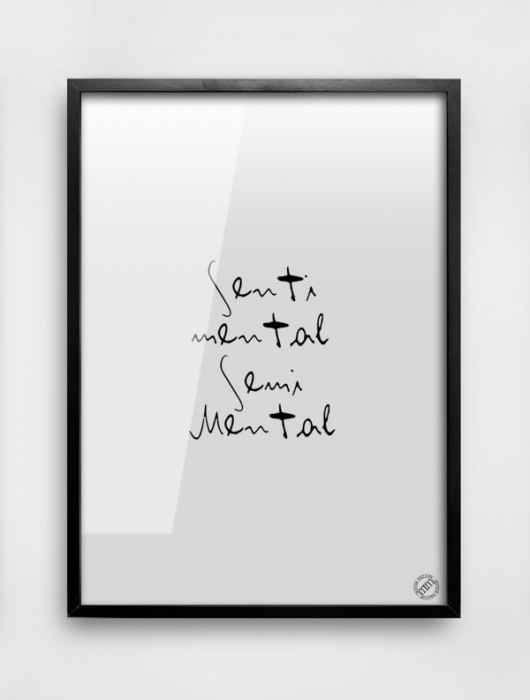 Sentimental // 70x100cm MM House Design