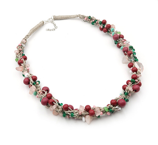 kolie Różanecznik naszyjnik