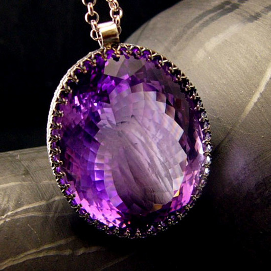 wisiory Naszyjnik Purple Spirit - Ametyst Srebro vol.I