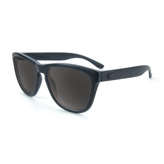 okulary damskie Czarne okulary przeciwsłoneczne Black on Black Premiums