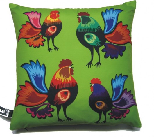 Poduszka inspirowana sztuką ludową Gaul Designs